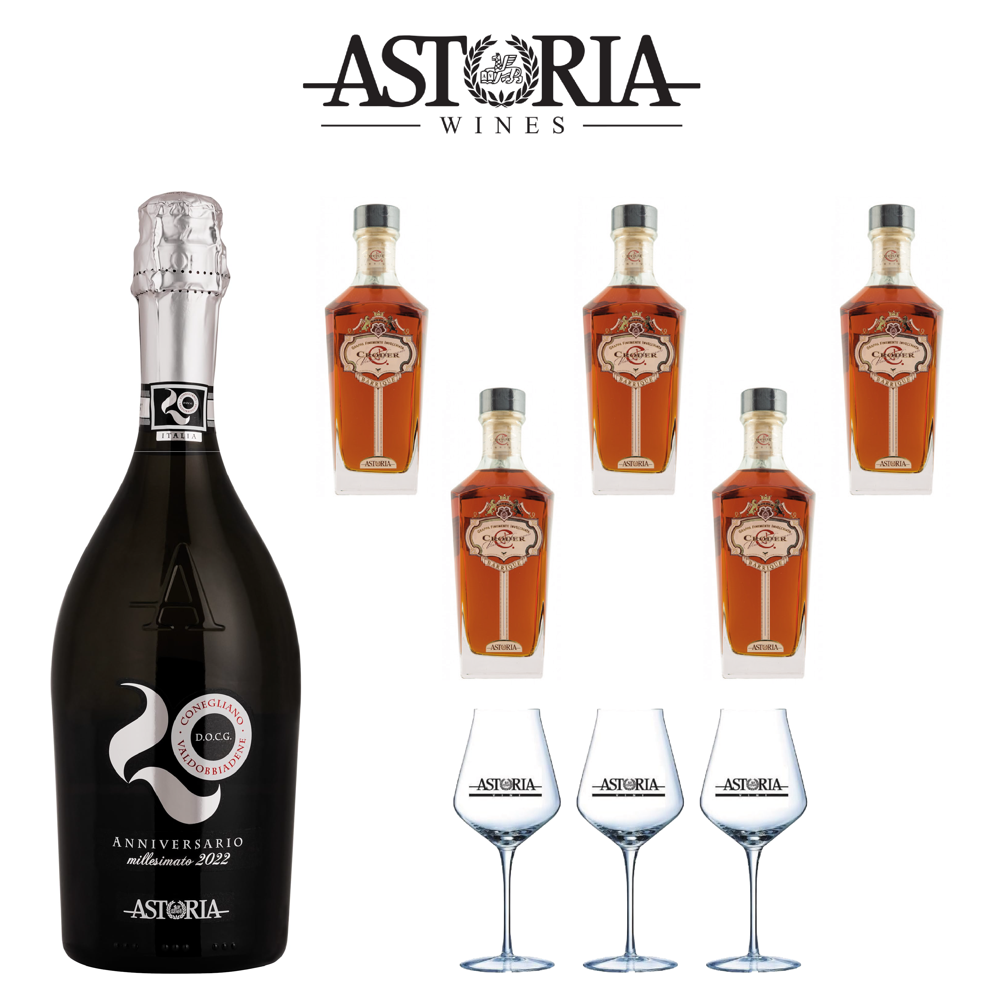 Promo Astoria, Croder e calici Promo Astoria, Croder e calici